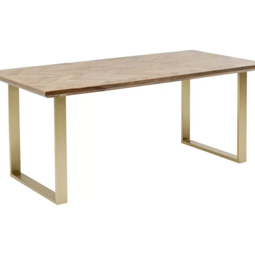 KARE Design Tische-Tisch Parquet Messing 180X90
