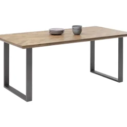KARE Design Tische-Tisch Parquet Rohstahl 180X90Cm