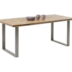KARE Design Tische-Tisch Parquet Silber 180X90