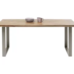 KARE Design Tische-Tisch Parquet Silber 180X90