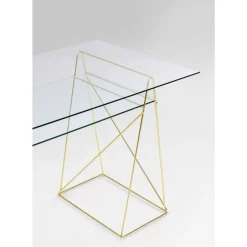 KARE Design Tische-Tisch Polar Messing Matt 8Mm Esg