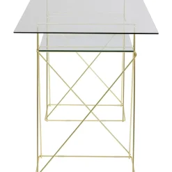 KARE Design Tische-Tisch Polar Messing Matt 8Mm Esg