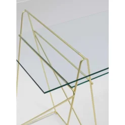 KARE Design Tische-Tisch Polar Messing Matt 8Mm Esg