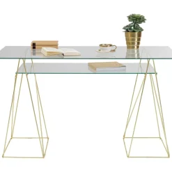 KARE Design Tische-Tisch Polar Messing Matt 8Mm Esg