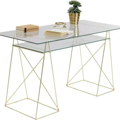 KARE Design Tische-Tisch Polar Messing Matt 8Mm Esg