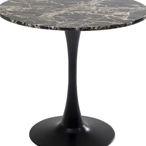 KARE Design Tische-Tisch Schickeria Marmor Schwarz O80Cm
