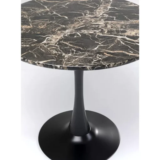 KARE Design Tische-Tisch Schickeria Marmor Schwarz O80Cm