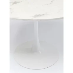 KARE Design Tische-Tisch Schickeria Marmoroptik Weis O80Cm