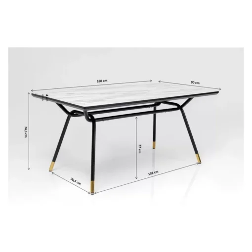 KARE Design Tische-Tisch South Beach 160X90
