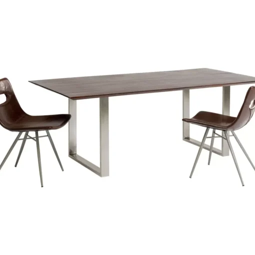 KARE Design Tische-Tisch Symphony Dunkel Chrom 200X100