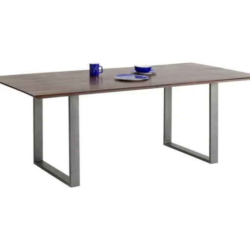 KARE Design Tische-Tisch Symphony Dunkel Rohstahl 180X90