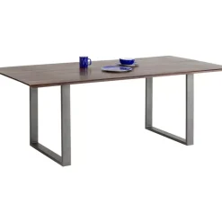 KARE Design Tische-Tisch Symphony Dunkel Rohstahl 200X100
