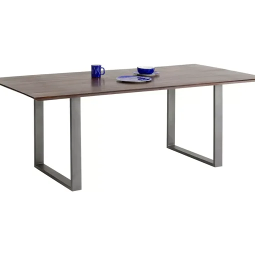 KARE Design Tische-Tisch Symphony Dunkel Rohstahl 200X100