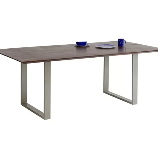 KARE Design Tische-Tisch Symphony Dunkel Silber 200X100