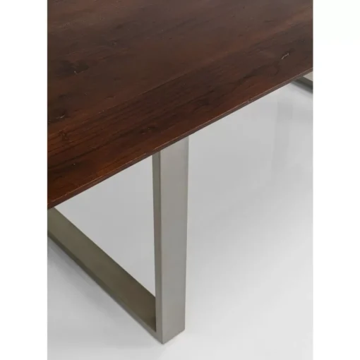 KARE Design Tische-Tisch Symphony Dunkel Silber 200X100