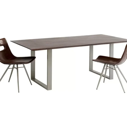 KARE Design Tische-Tisch Symphony Dunkel Silber 160X80
