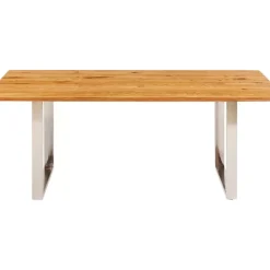 KARE Design Tische-Tisch Symphony Eiche Chrom 200X100