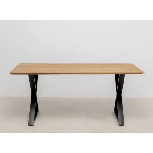 KARE Design Tische-Tisch Symphony Eiche Cross Schwarz 180X90Cm