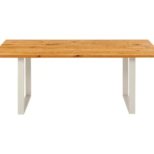 KARE Design Tische-Tisch Symphony Eiche Silber 200X100