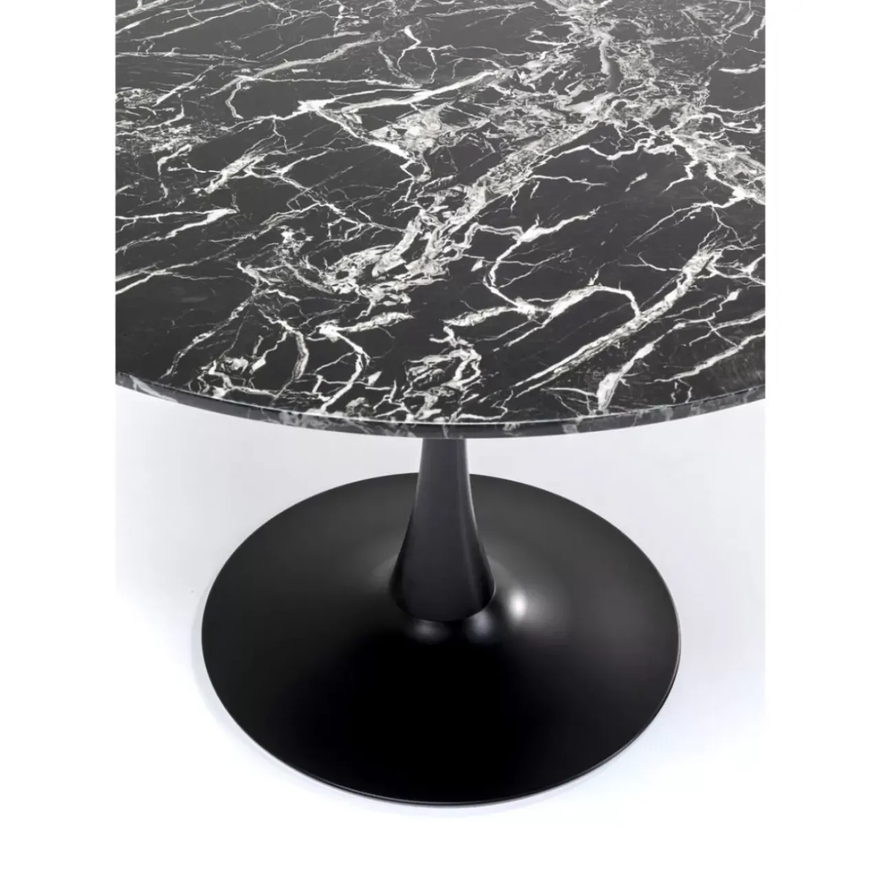 KARE Design Tische-Tisch Veneto Marmor Schwarz O110Cm