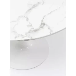 KARE Design Tische-Tisch Veneto Marmor Weis O110Cm