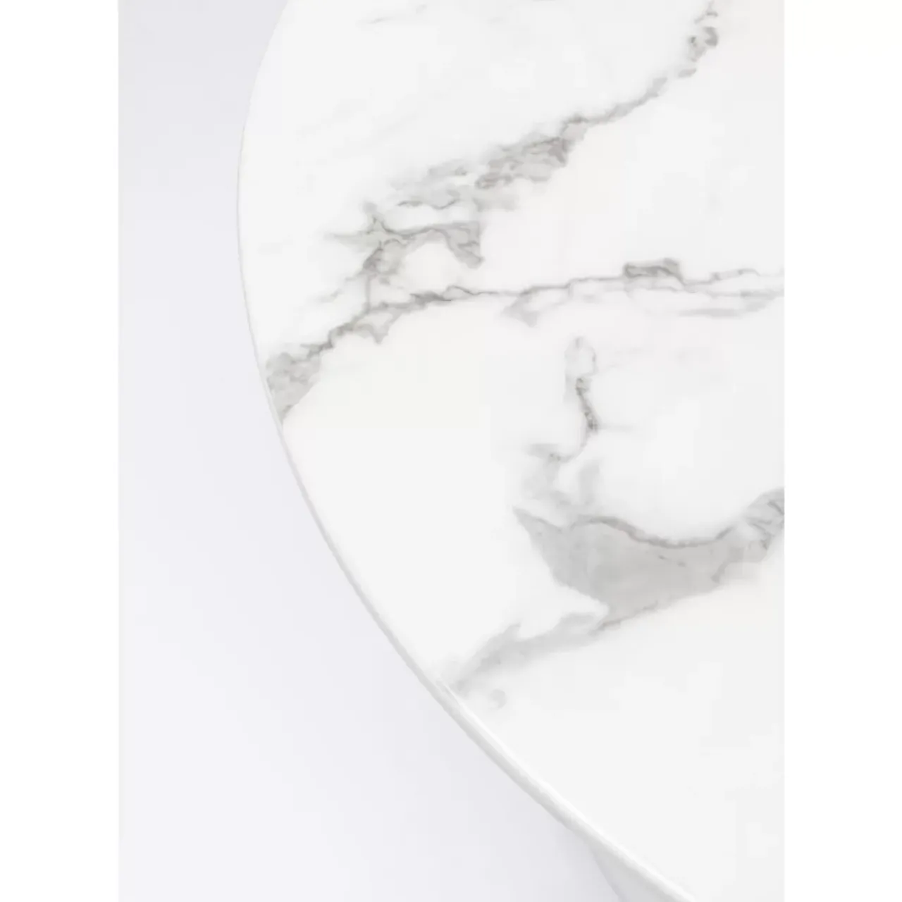KARE Design Tische-Tisch Veneto Marmor Weis O110Cm