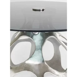 KARE Design Tische-Tisch Volcano Silber O120Cm