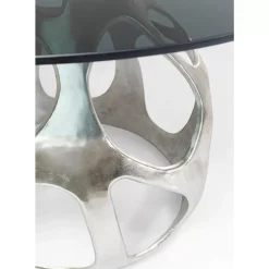 KARE Design Tische-Tisch Volcano Silber O120Cm