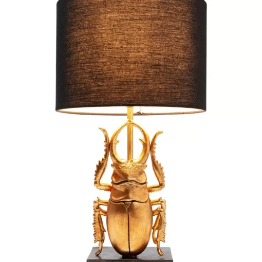 KARE Design Tischleuchten-Tischleuchte Animal Beetle Gold 42Cm