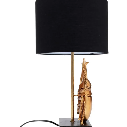 KARE Design Tischleuchten-Tischleuchte Animal Beetle Gold 42Cm
