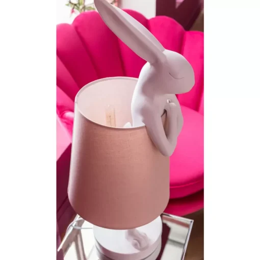 KARE Design Tischleuchten-Tischleuchte Animal Rabbit Weis 68Cm
