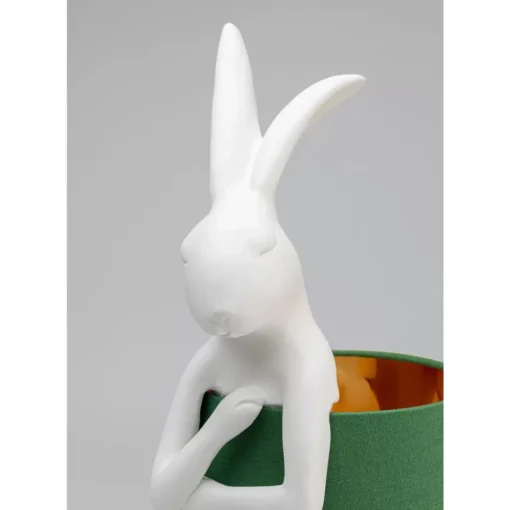 KARE Design Tischleuchten-Tischleuchte Animal Rabbit Weis/Grun 68Cm