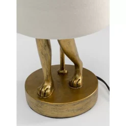 KARE Design Tischleuchten-Tischleuchte Animal Rabbit Gold/Weis 50Cm