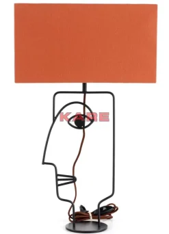 KARE Design Tischleuchten-Tischleuchte Face Wire Orange
