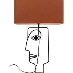 KARE Design Tischleuchten-Tischleuchte Face Wire Orange