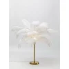 KARE Design Tischleuchten-Tischleuchte Feather Palm Weis 60Cm