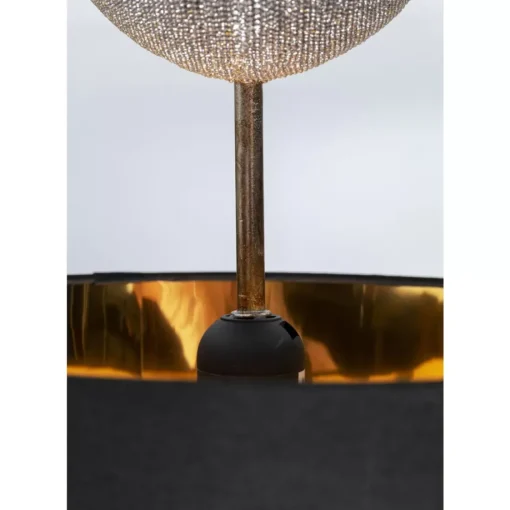 KARE Design Tischleuchten-Tischleuchte Skull Crystals Front 44Cm