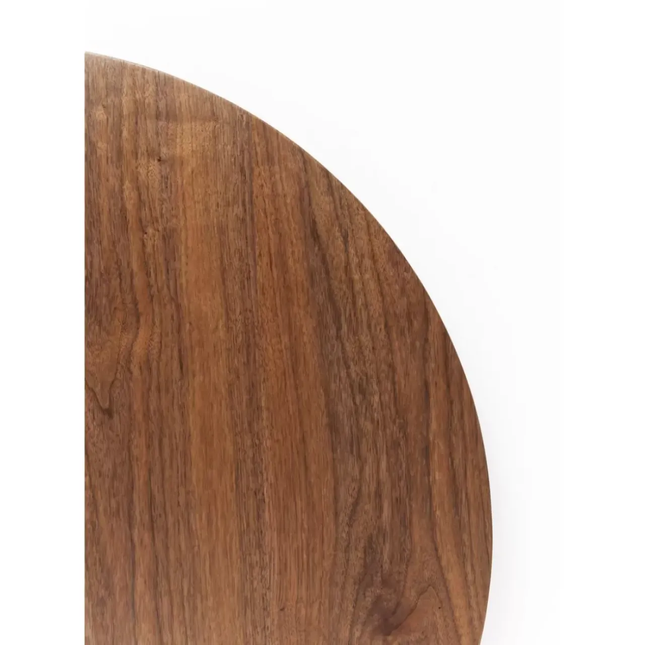 KARE Design Tische-Tischplatte Invitation Round Walnut O90Cm