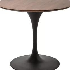 KARE Design Tische-Tischplatte Invitation Round Walnut O90Cm