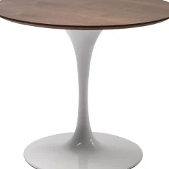 KARE Design Tische-Tischplatte Invitation Round Walnut O90Cm