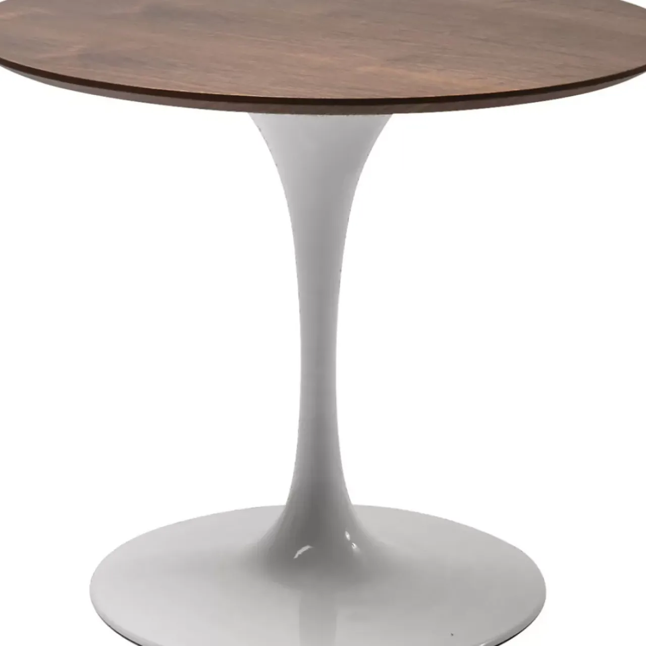 KARE Design Tische-Tischplatte Invitation Round Walnut O90Cm