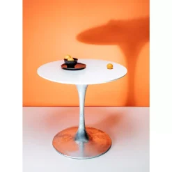 KARE Design Tische-Tischplatte Invitation Round White O90Cm