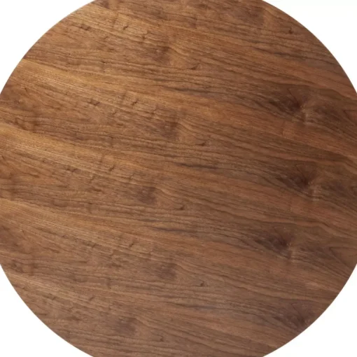 KARE Design Tische-Tischplatte Invitation Round Walnut O120Cm