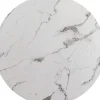 KARE Design Tische-Tischplatte Schickeria Marmoroptik Weis O110Cm