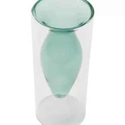 KARE Design Vasen-Vase Amore Blau 20Cm