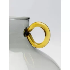 KARE Design Vasen-Vase Amore Handle Grau 23Cm
