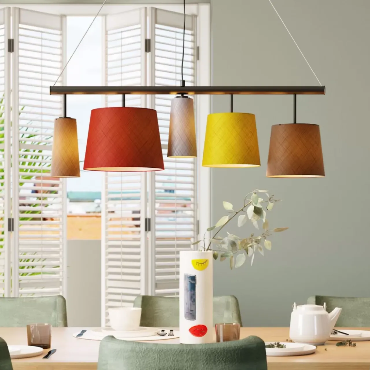 KARE Design Vasen-Vase Art Face Colore 33