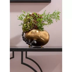 KARE Design Vasen-Vase Art Stones Gold 16Cm