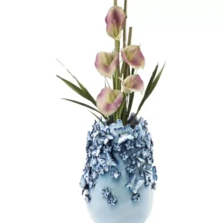 KARE Design Vasen-Vase Butterflies Lightblue 35Cm