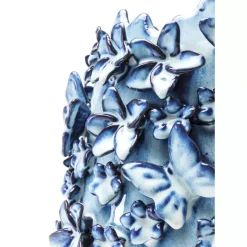 KARE Design Vasen-Vase Butterflies Lightblue 35Cm